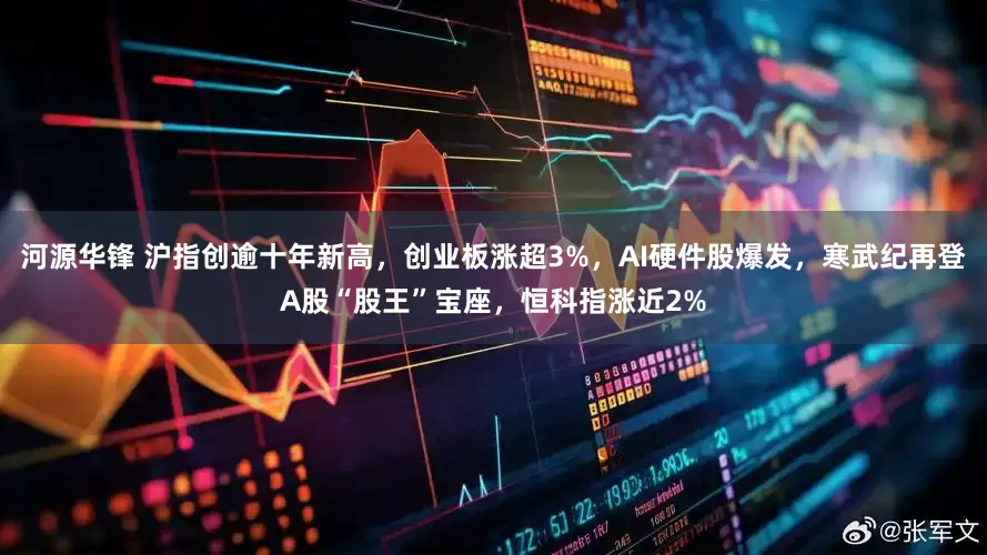 河源华锋 沪指创逾十年新高，创业板涨超3%，AI硬件股爆发，寒武纪再登A股“股王”宝座，恒科指涨近2%